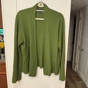 Eileen Fisher - Green Cardigan - Size Large